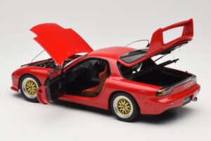 Mazda RX-7 FD Tuned Version Vintage Red AUTOart 1:18 75969 Metal - imagen 5 de 8