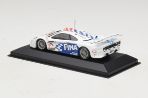 McLaren F1 GTR #9 Fina P. Kox / R. Ravaglia / A. Montermini 24 Hours of Le Mans 1997 Minichamps 1:43 MCLAREN002 Metal - imagen 3 de 5