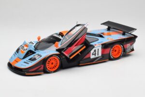 McLaren F1 GTR Gulf #41 P. Gounon / S. Oloffson 24 Hours of Le Mans 1997 Minichamps 1:18 530133741 Metal - imagen 2 de 8