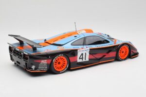 McLaren F1 GTR Gulf #41 P. Gounon / S. Oloffson 24 Hours of Le Mans 1997 Minichamps 1:18 530133741 Metal - imagen 3 de 8