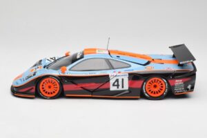 McLaren F1 GTR Gulf #41 P. Gounon / S. Oloffson 24 Hours of Le Mans 1997 Minichamps 1:18 530133741 Metal - imagen 4 de 8