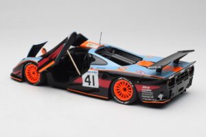 McLaren F1 GTR Gulf #41 P. Gounon / S. Oloffson 24 Hours of Le Mans 1997 Minichamps 1:18 530133741 Metal - imagen 5 de 8