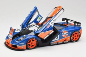 McLaren F1 GTR Gulf Racing #33 S. Bellm / A. Weaver / J. Lehto 24 Hours of Le Mans 1996 Minichamps 1:18 530133633 Metal - imagen 2 de 8