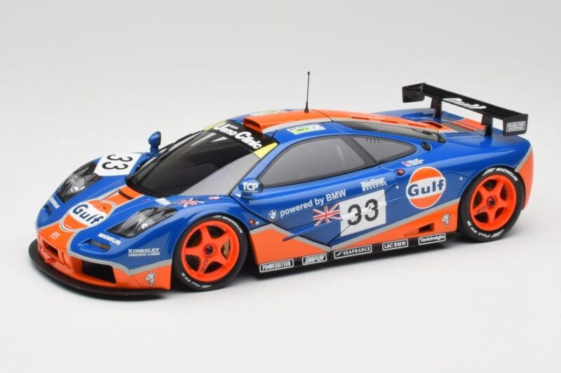 McLaren F1 GTR Gulf Racing #33 S. Bellm / A. Weaver / J. Lehto 24 Hours of Le Mans 1996 Minichamps 1:18 530133633 Metal