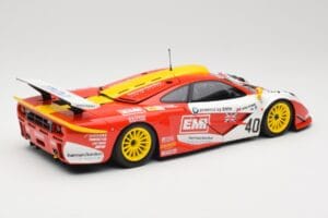 McLaren F1 GTR Gulf Team Davidoff #40 D. O'Rourke / G. Sugden / J. Auberlein 24 Hours of Le Mans 1998 Minichamps 1:18 5301338 - imagen 3 de 8