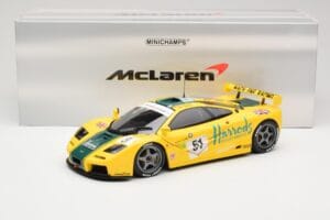 McLaren F1 GTR Harrods Mach One Racing #51 A. Wallace / D. Bell / J. Bell 24 Hours of Le Mans 1995 Minichamps 1:18 530133551  - imagen 8 de 8
