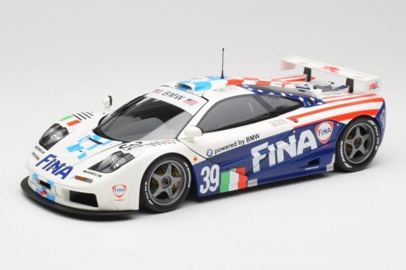 McLaren F1 GTR Team Bigazzi #39 N. Piquet / A. Cecotto / D. Sullivan 24 Hours of Le Mans 1996 Minichamps 1:18 530133639 Metal