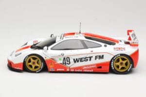 McLaren F1 GTR West Competition #49 J. Nielsen / J. Mass / T. Bscher 24 Hours of Le Mans 1995 Minichamps 1:18 530133549 Metal - imagen 4 de 8
