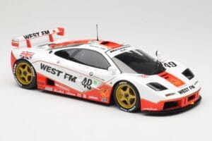 McLaren F1 GTR West Competition #49 J. Nielsen / J. Mass / T. Bscher 24 Hours of Le Mans 1995 Minichamps 1:18 530133549 Metal - imagen 6 de 8
