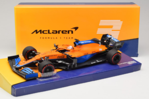 McLaren MCL35M Mercedes #3 D. Ricciardo McLaren F1 Team Bahrain Grand Prix 2021 Minichamps 1:18 533211803 Resina - imagen 7 de 7