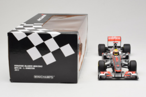 McLaren MP4-26 Mercedes #3 L. Hamilton Vodafone McLaren F1 2011 Minichamps 1:18 530111803 Metal - imagen 7 de 7