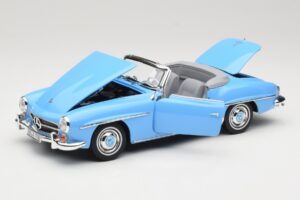 Mercedes 190 SL W121 Azul Claro Norev 1:18 183400 Metal - imagen 2 de 8