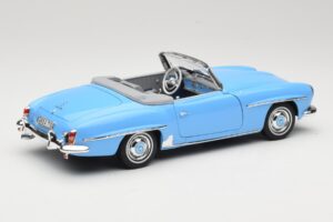 Mercedes 190 SL W121 Azul Claro Norev 1:18 183400 Metal - imagen 3 de 8
