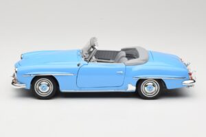Mercedes 190 SL W121 Azul Claro Norev 1:18 183400 Metal - imagen 4 de 8