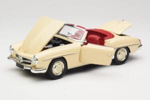 Mercedes 190 SL W121 Beige Minichamps 1:18 103037034 Metal - imagen 2 de 8