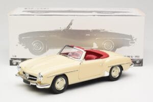 Mercedes 190 SL W121 Beige Minichamps 1:18 103037034 Metal - imagen 8 de 8