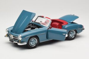 Mercedes 190 SL W121 Azul Minichamps 1:18 103037033 Metal - imagen 2 de 8