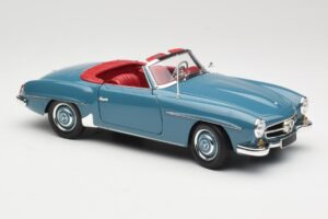 Mercedes 190 SL W121 Azul Minichamps 1:18 103037033 Metal - imagen 6 de 8