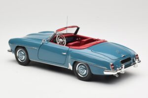 Mercedes 190 SL W121 Azul Minichamps 1:18 103037033 Metal - imagen 7 de 8
