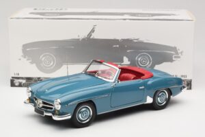 Mercedes 190 SL W121 Azul Minichamps 1:18 103037033 Metal - imagen 8 de 8