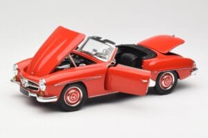 Mercedes 190 SL W121 Guards Red Minichamps 1:18 100037032 Metal - imagen 2 de 8
