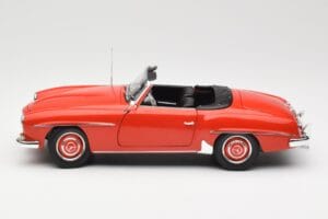 Mercedes 190 SL W121 Guards Red Minichamps 1:18 100037032 Metal - imagen 4 de 8