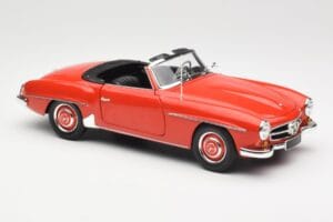 Mercedes 190 SL W121 Guards Red Minichamps 1:18 100037032 Metal - imagen 6 de 8