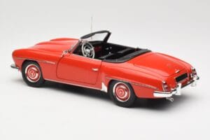 Mercedes 190 SL W121 Guards Red Minichamps 1:18 100037032 Metal - imagen 7 de 8