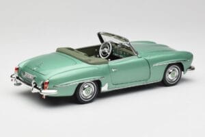 Mercedes 190 SL W121 Verde Claro Metálico Norev 1:18 183401 Metal - imagen 4 de 9