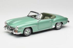 Mercedes 190 SL W121 Verde Claro Metálico Norev 1:18 183401 Metal