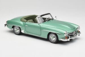 Mercedes 190 SL W121 Verde Claro Metálico Norev 1:18 183401 Metal - imagen 7 de 9
