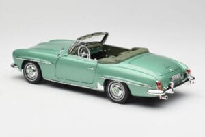 Mercedes 190 SL W121 Verde Claro Metálico Norev 1:18 183401 Metal - imagen 8 de 9
