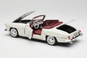 Mercedes 190 SL W121 Gris Claro Norev 1:18 B66040710 Metal - imagen 7 de 10
