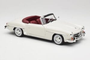 Mercedes 190 SL W121 Gris Claro Norev 1:18 B66040710 Metal - imagen 8 de 10