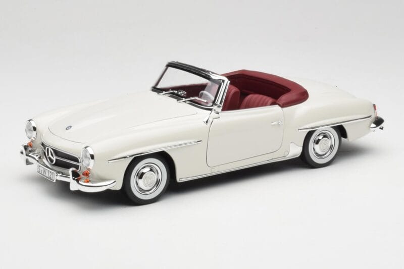 Mercedes 190 SL W121 Gris Claro Norev 1:18 B66040710 Metal