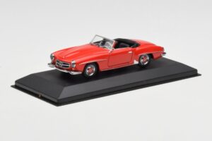 Mercedes 190 SL W121 Rojo Minichamps 1:43 940033131 Metal - imagen 2 de 4