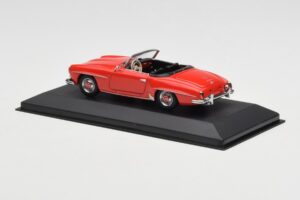 Mercedes 190 SL W121 Rojo Minichamps 1:43 940033131 Metal - imagen 3 de 4