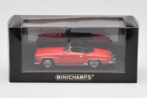 Mercedes 190 SL W121 Rojo Minichamps 1:43 940033131 Metal - imagen 4 de 4