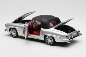 Mercedes 190 SL W121 Plata Norev 1:18 B660640604 Metal - imagen 5 de 8