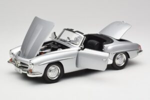 Mercedes 190 SL W121 Plata Gris Minichamps 1:18 100037031 Metal - imagen 2 de 8