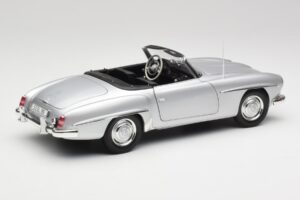 Mercedes 190 SL W121 Plata Gris Minichamps 1:18 100037031 Metal - imagen 3 de 8