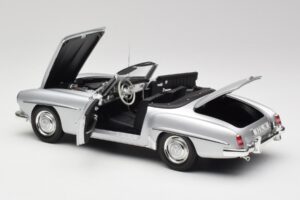 Mercedes 190 SL W121 Plata Gris Minichamps 1:18 100037031 Metal - imagen 5 de 8