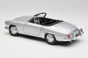 Mercedes 190 SL W121 Plata Gris Minichamps 1:18 100037031 Metal - imagen 7 de 8