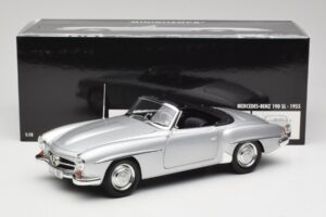 Mercedes 190 SL W121 Plata Gris Minichamps 1:18 100037031 Metal - imagen 8 de 8
