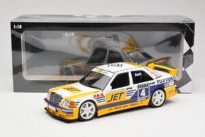 Mercedes 190E 2.5-16 EVO 1 W201 Team MS-Jet #4 R. Asch DTM 1989 Minichamps 1:18 155893604 Metal - imagen 6 de 6