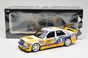 Mercedes 190E 2.5-16 EVO 1 W201 Team MS-Jet #5 M. Reuter DTM 1989 Minichamps 1:18 155893605 Metal - imagen 6 de 6