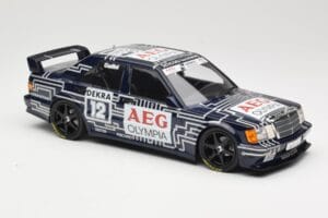 Mercedes 190E 2.5-16 EVO 1 W201 Team Snobeck #12 A. Cudini DTM 1989 Minichamps 1:18 155893612 Metal - imagen 4 de 6