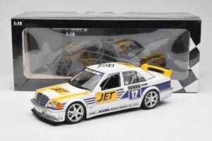 Mercedes 190E 2.5-16 EVO I W201 #17 Team MS-Jet J. van Ommen DTM 1990 Minichamps 1:18 155903617 Metal - imagen 6 de 6