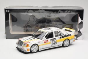 Mercedes 190E 2.5-16 EVO I W201 #60 Team AMG Mercedes K. Wendlinger DTM 1990 Minichamps 1:18 155903660 Metal - imagen 6 de 6