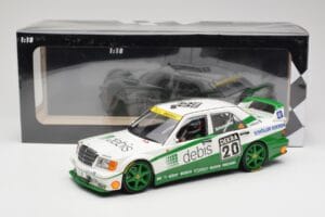 Mercedes 190E 2.5-16 EVO II W201 #20 Team Zakspeed M. Schumacher DTM 1991 Minichamps 1:18 155913620 Metal - imagen 6 de 6